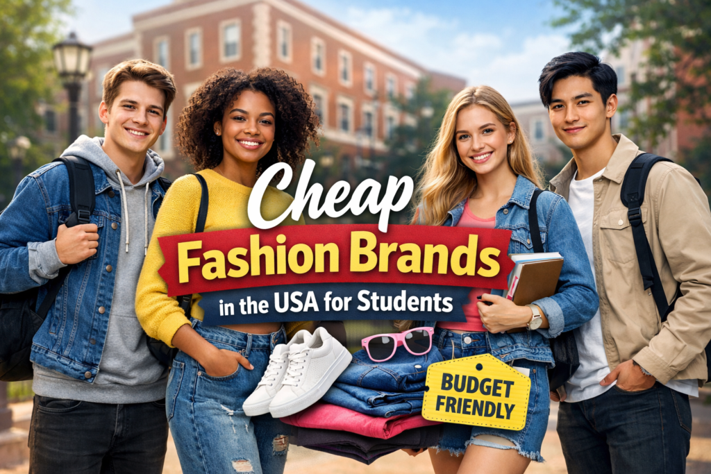 cheap fashion brands in the USA for students
