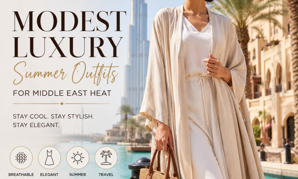 Modest Luxury: Elegant Summer Outfits for Middle East Heat